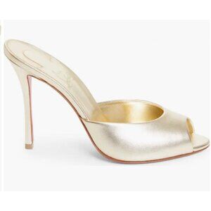 Christian Louboutin Me Dolly Peep Toe Slide Sandal  heels size 39